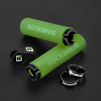 Rockbros Bike Grips Anti-skid Handlebar MTB Double Lock 13cm 2.2cm