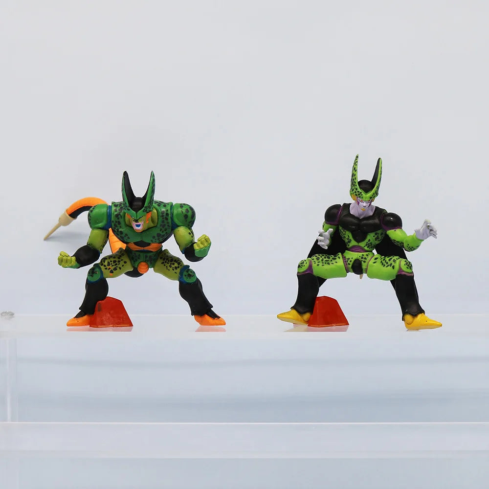 7pcs/set Dragon Ball Z Cell Figure Perfect Cell First Form Pvc Action Figures Collection Model Toys For Children Adult Gifts-EXPROTAS