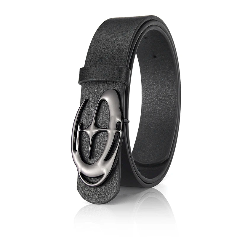 Men's Smooth Buckle Belt Unique Fashion Casual Pants Accessories Birthday