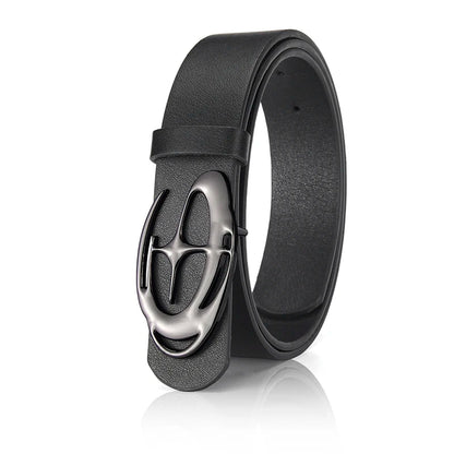 Men's Smooth Buckle Belt Unique Fashion Casual Pants Accessories Birthday