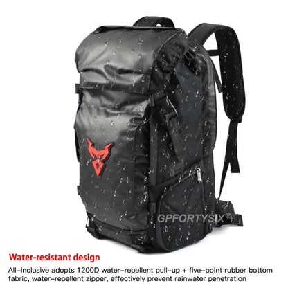 Motocentric Motorcycle Rear Seat Bag Multifunction Waterproof Motorcycle Helmet Backpack Big Capacity Motocross Tail Bag Luggage-EXPROTAS