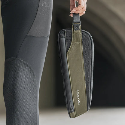 ROCKBROS Bike Top Tube Frame Bag Nylon MTB/Road Phone Tool Bag Ultralight Reflective