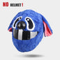 Protection Headgear Cover Plush Helmet for Motorcycle Full Face Cartoon
