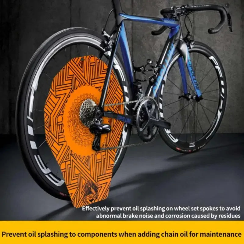 Bicycle Disc Brake Wash Cover Anti-Grease Protector for MTB Road Cleaning