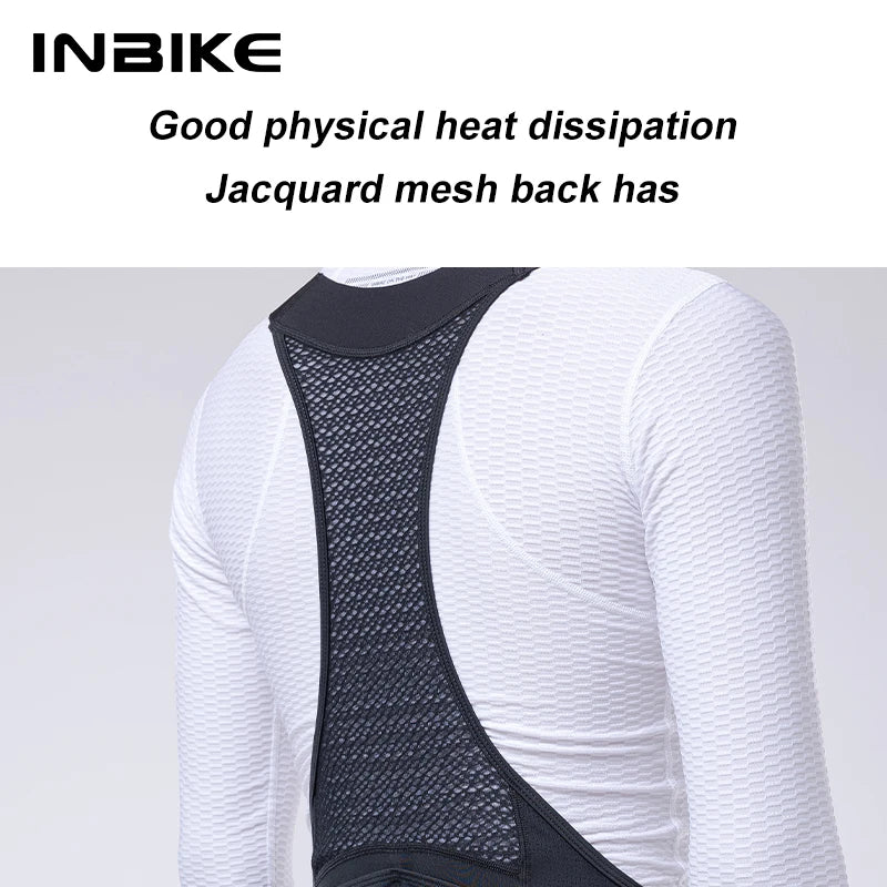 Spring Cycling Bib Tights INBIKE Mens MTB Road Bike 4 Pocket Leggings