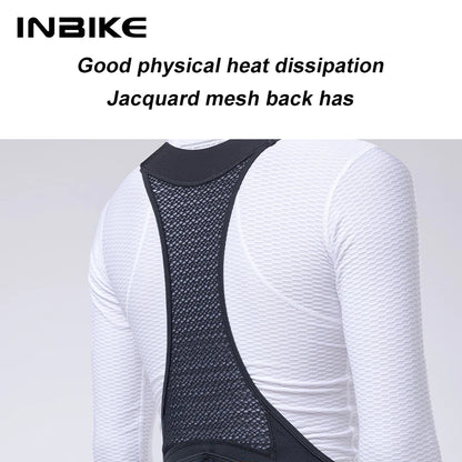 Spring Cycling Bib Tights INBIKE Mens MTB Road Bike 4 Pocket Leggings