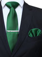 Suits Necktie Clip 8cm Mens Slim Solid Classic Wedding Party Ties