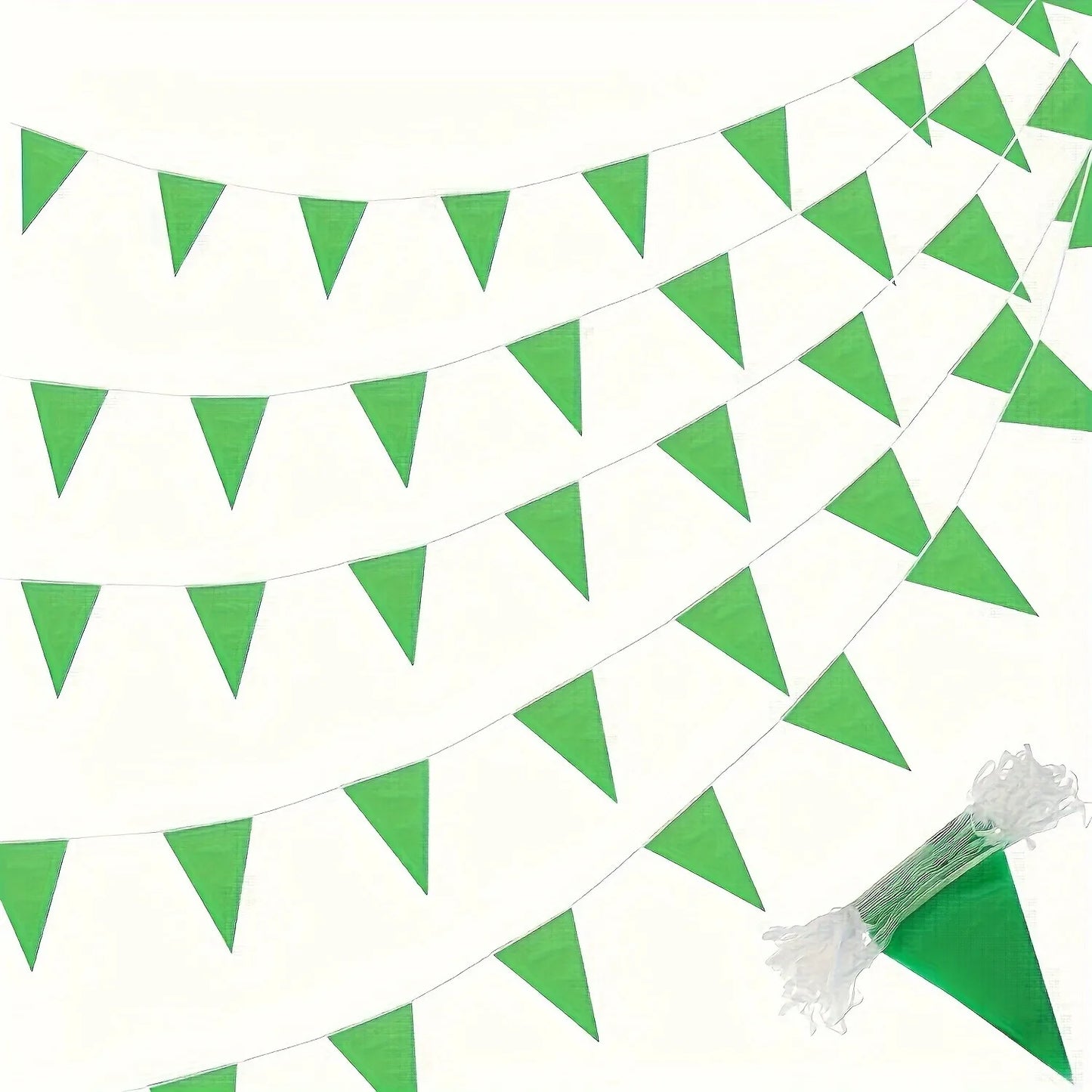 33ft Pennant Banner Flag 20Pcs Triangle Bunting Party Decoration Blue