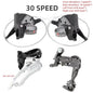 MicroNEW Mountain Bike Rear Derailleur 3x7 3x8 3x9 3x10 3x11 Speed with Internal Shift Cable MTB Bicycle Front Shifter