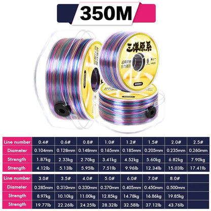 Monofilament Fishing Line Nylon 0.26mm 220m 7.9KG Sport Casting