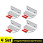 Ultra Thin Magnetic Door Catch Cabinet Latch 42mm x 18mm for Cupboard