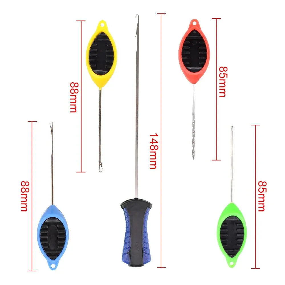 Hirisi BT11 Carp Bait Needle Set Gated Pop-Up Boilie Splicing Pins Tool