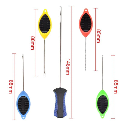 Hirisi BT11 Carp Bait Needle Set Gated Pop-Up Boilie Splicing Pins Tool