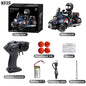 LED Lights RC Motorcycle 3.7V Remote Control Car for Kids 30M Range