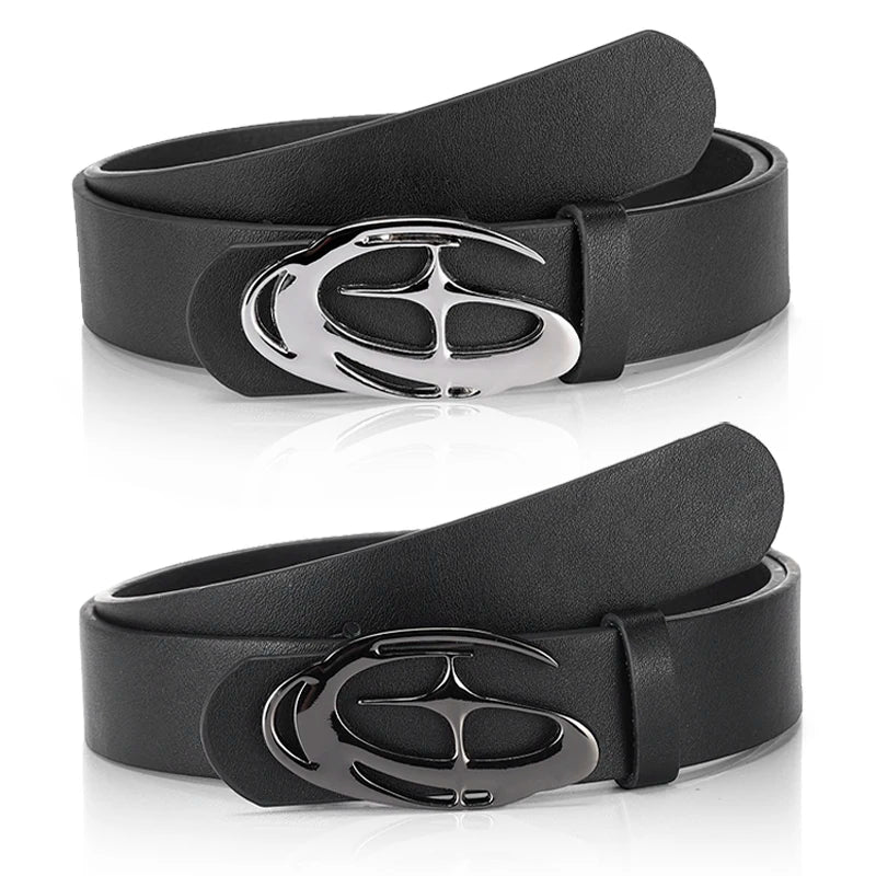 Men's Smooth Buckle Belt Unique Fashion Casual Pants Accessories Birthday