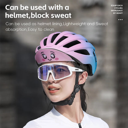 Sun Protection Cycling Cap Unisex Breathable Hat with Brim Sports Bike