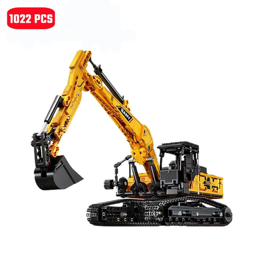 SEMBO Excavator Building Blocks 1022pcs City Construction Vehicle MOC Model Toy Gift