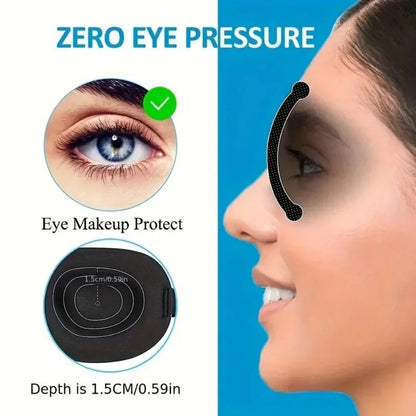 3D Eye Cover Mask Soft Blindfold Sleeping Aid Travel Blackout Padded