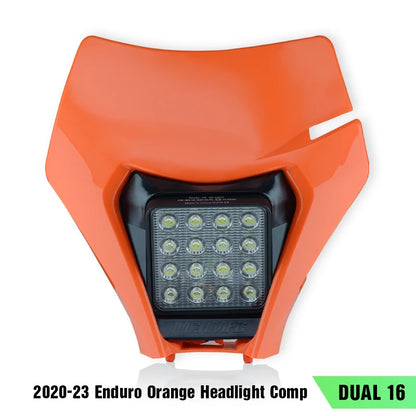 POWERZONE LED Headlight for KTM EXC XCF SX-F SMR Enduro Dirt Bike 2014-2023