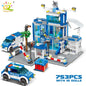 HUIQIBAO 753PCS City Police Station Building Blocks Set Boys DIY Car Figures Bricks Educational Toys For Children Adult Gift-EXPROTAS