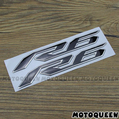 For YZF R6 YZF6000 Stickers Motorcycle 3D Chrome Reflective Decals Tank Pad Shell Body Wind  Fairing Pvc-EXPROTAS