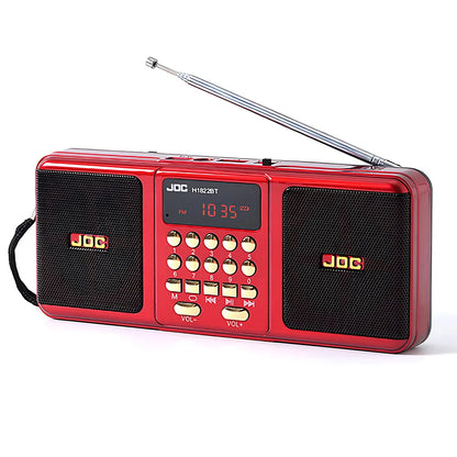 Portable FM Radio Speaker Bluetooth MP3 Player USB Rechargeable Digital