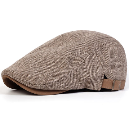 Men's Newsboy Caps British Painters Hats Adjustable Summer Berets