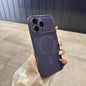 Large Window MagSafe Case for iPhone 12-17 Air Pro Max Camera Glass Cover