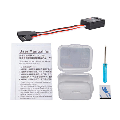 Mini Gyro Stability Control Module for RC Car 7.4V Automatic Stabilizer