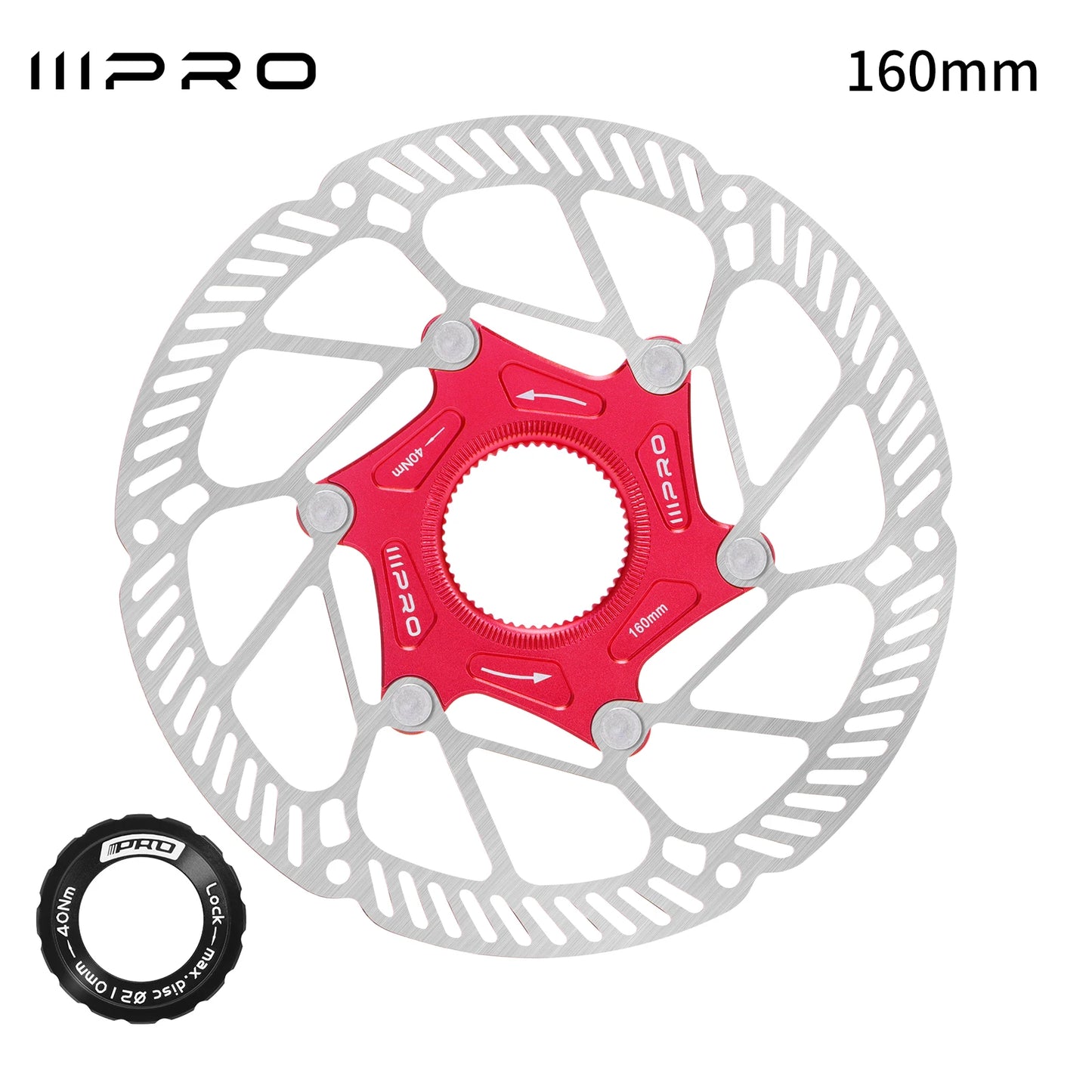 SNAIL Floating Disc Rotor 160/180/203mm 6-Bolt MTB Bicycle Brake Rotor