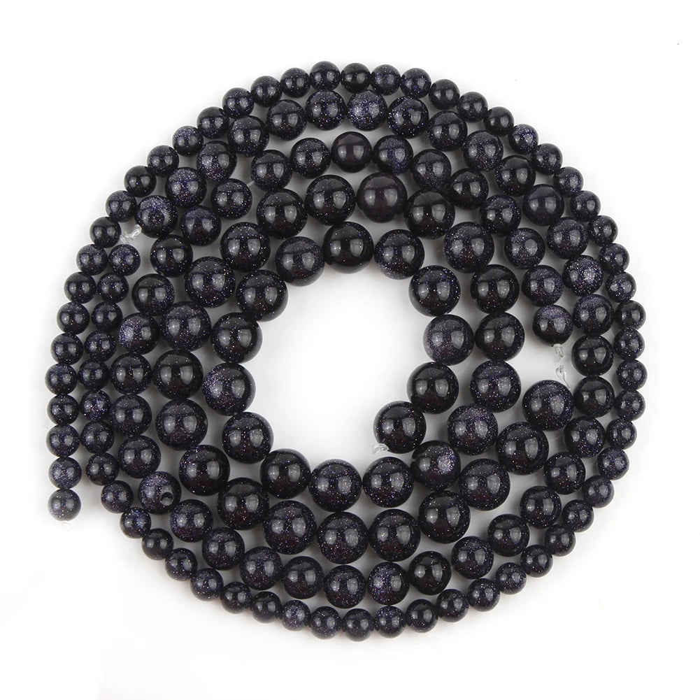 Natural Stone Loose Beads 12mm Round Gemstone for Jewellery Making DIY