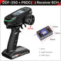 DUMBORC 10CH Controller 2.4G Transmitter Receiver for RC Car Boat Tank FHSS