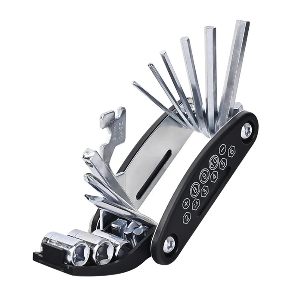 Multi Bike Pump Bicycle Repair Tyre Patch Portable Accessories Cycling