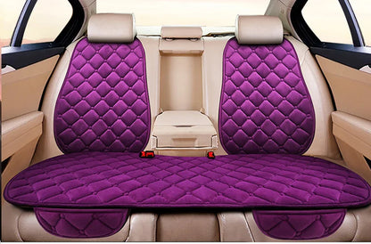 Car Seat Cover Front/Rear Velvet/fur Seat Cushion Protector Pad Black/Red/Beige/Grey/Coffee/Brown For Renault Kadjar F3 X45-EXPROTAS