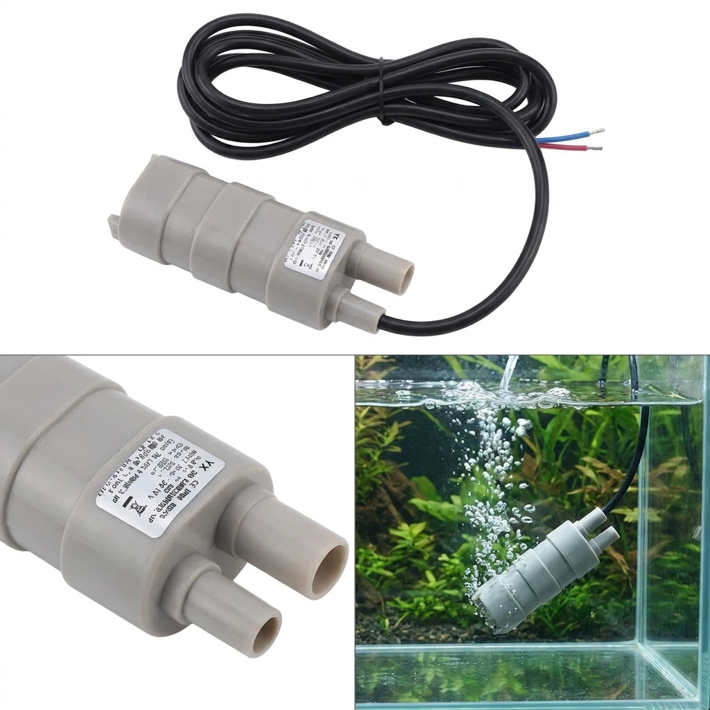12V Submersible Pump 600L/H Water Transfer for Pond Aquarium DC