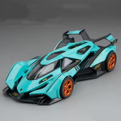 1:32 Simulation LAMBO V12 GT Alloy Sport Cars Toy Diecasts Vehicles Metal Model Car Decoration For Man And Kids Gift Boy Toy-EXPROTAS