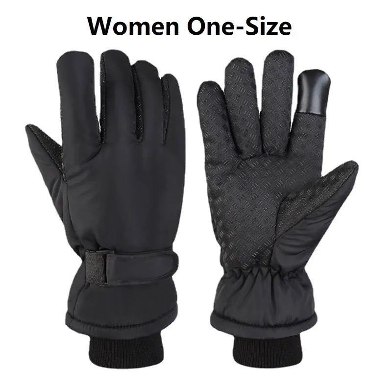 Ski Gloves Winter Waterproof Thermal Warm Touchscreen Cycling Mittens