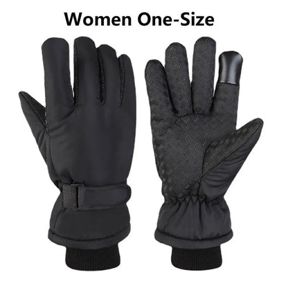 Ski Gloves Winter Waterproof Thermal Warm Touchscreen Cycling Mittens