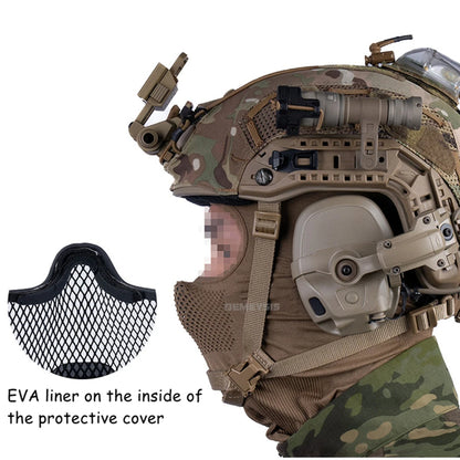 Steel Mesh Tactical Balaclava Face Mask for Airsoft Paintball Operators