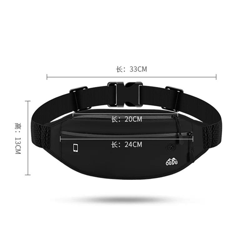 Waist Bag Fanny Pack Waterproof Mobile Phone Travel Sports Belt for Men Women
