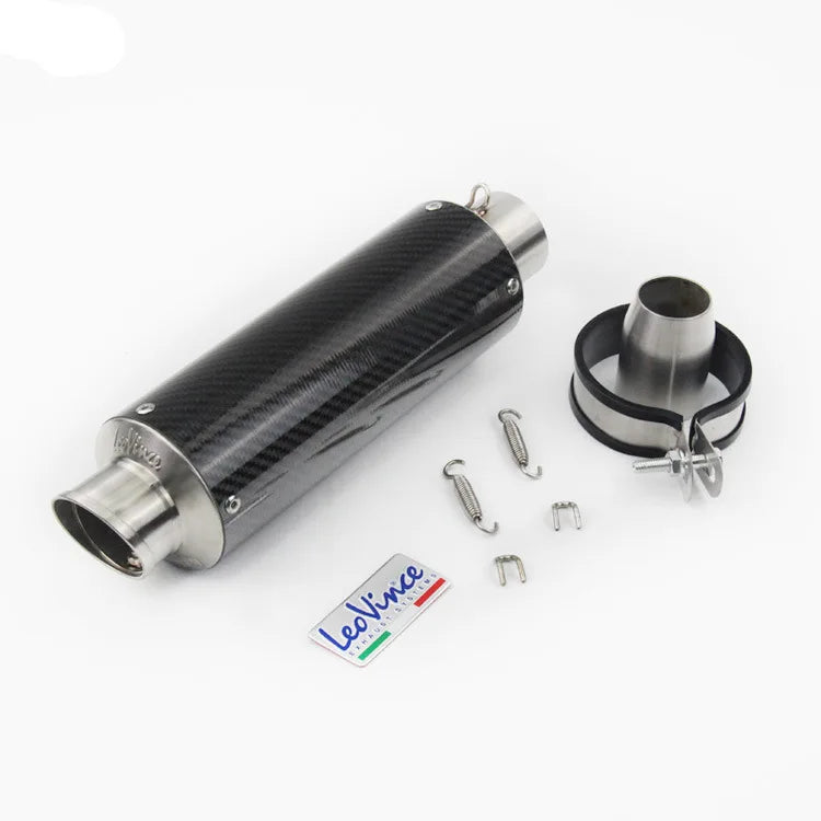 Universal 51MM Motorcycle Exhaust Muffler Pipe Escape Moto LeoVince for kawasaki er6n sv650 Z800 R1 cb650f cb1000r cbr250r-EXPROTAS