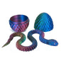 3D Printed Snake Egg Creative Decompression Mold Movable Rotatable Action Figure