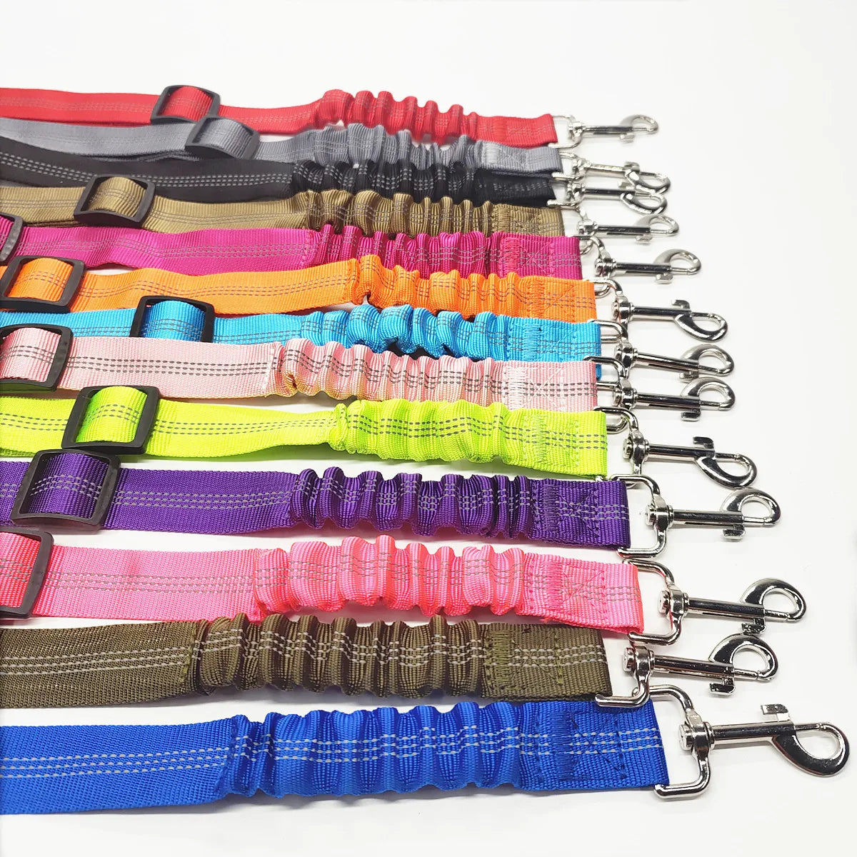 Adjustable Dog Car Seat Belt Harness Travel Safety Elastic Restraint Strap
