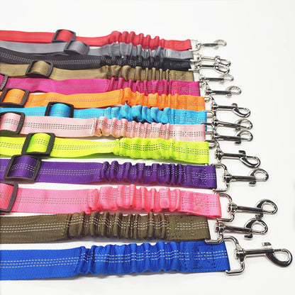 Adjustable Dog Car Seat Belt Harness Travel Safety Elastic Restraint Strap