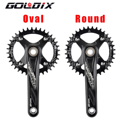 GOLDIX MTB Crankset 104BCD 170mm w/ 32T–38T Chainring & Bottom Bracket