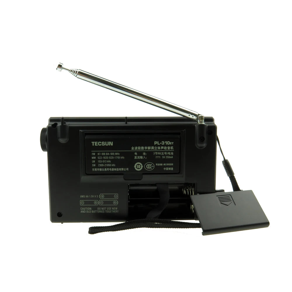 Tecsun PL-310ET Portable Radio FM AM SW LW Full Band Stereo Digital Receiver - EXPROTAS