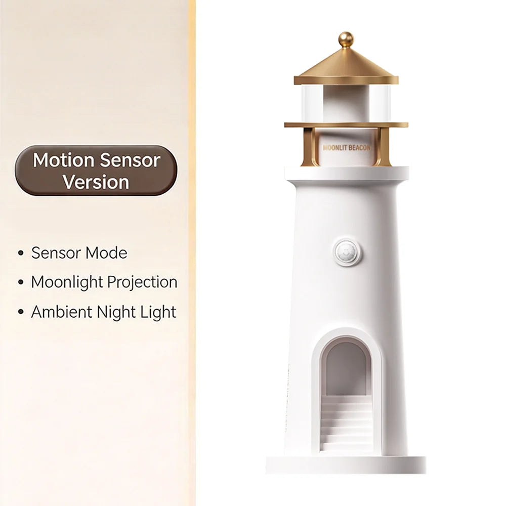 Moon Night Light Projection Lamp Bluetooth Remote Control Music Lighthouse