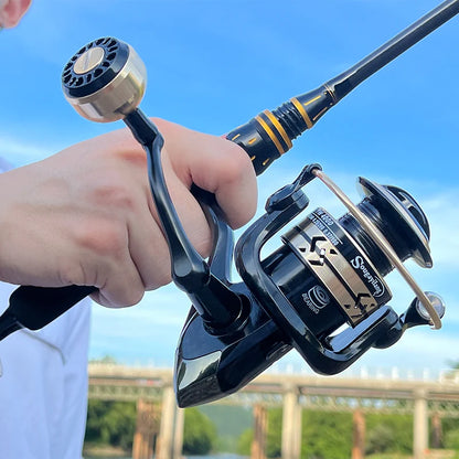 Fishing Reel Spinning 10kg Max Drag Metal Spool 1000-7000 Saltwater Carp