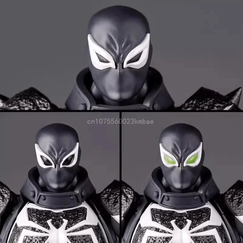 Agent Venom Revoltech Amazing Yamaguchi Anime Figures Venom Figurine Eugene Thompson Model PVC Model Collection Statue Toy Gifts-EXPROTAS