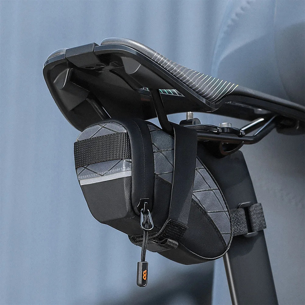 Bike Seat Bag Waterproof Bicycle Saddle Bag Under Seat Reflective Bicycle Under Seat Pouch for Mountain MTB Road Foldable Bikes-EXPROTAS